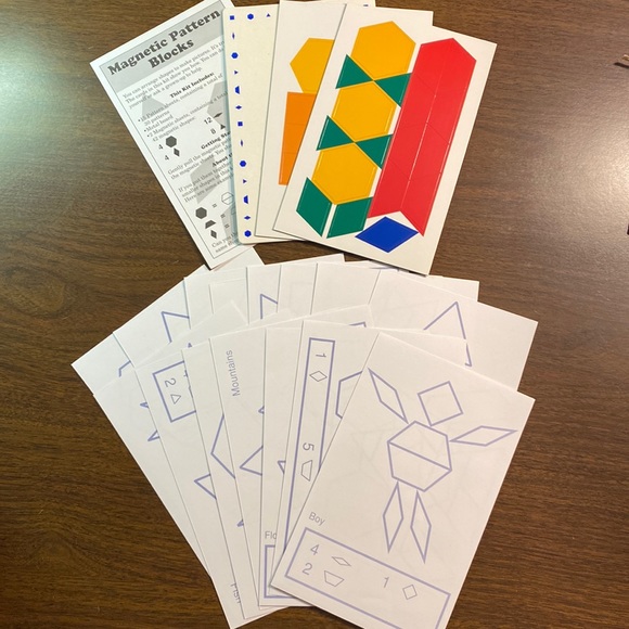 Magnetic Pattern blocks - Picture 1 of 5